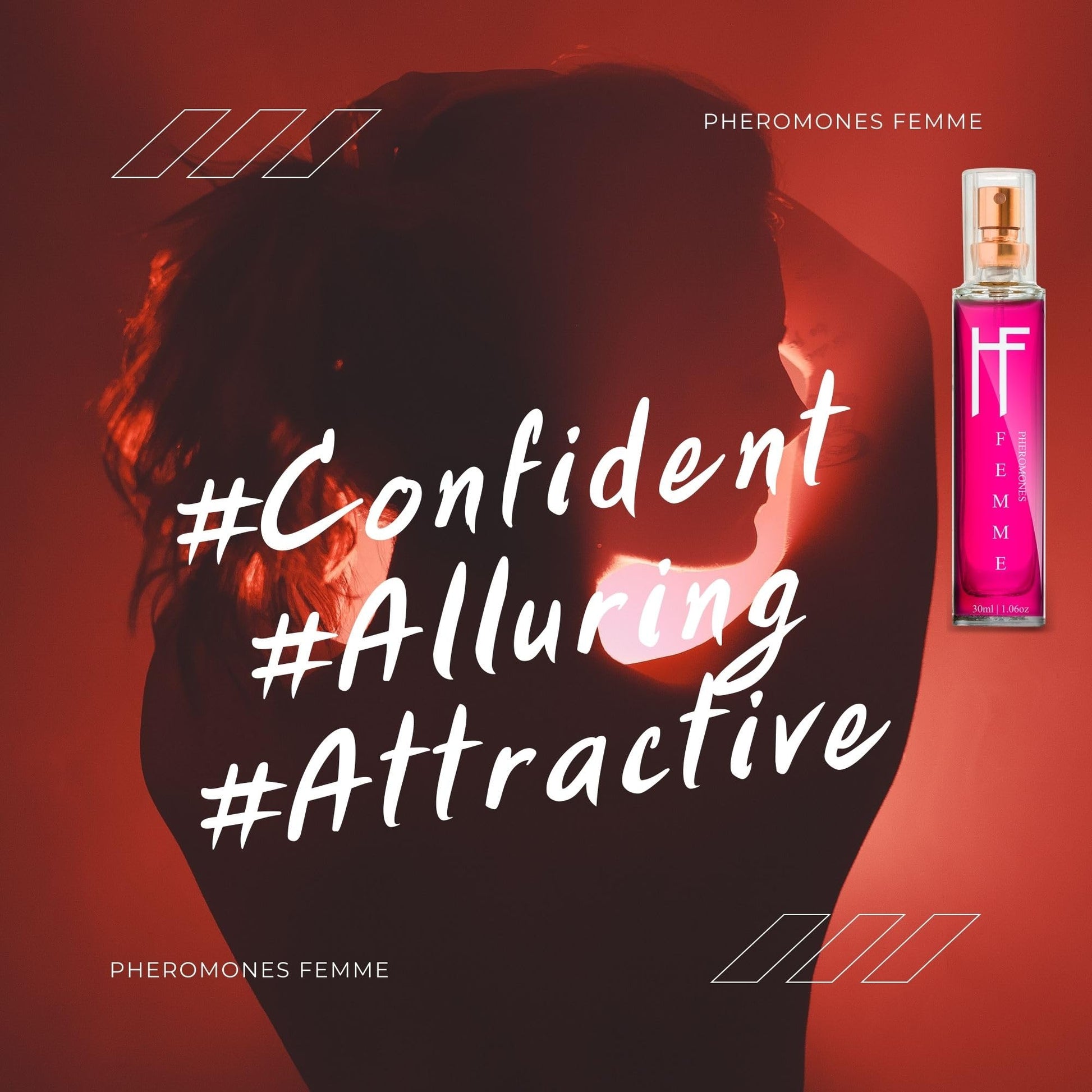 HOT FLOWERS Pheromones Woman Femme Deo Cologne – Seductive Feminine Fragrance with Pheromones – Long-Lasting Aphrodisiac Scent
