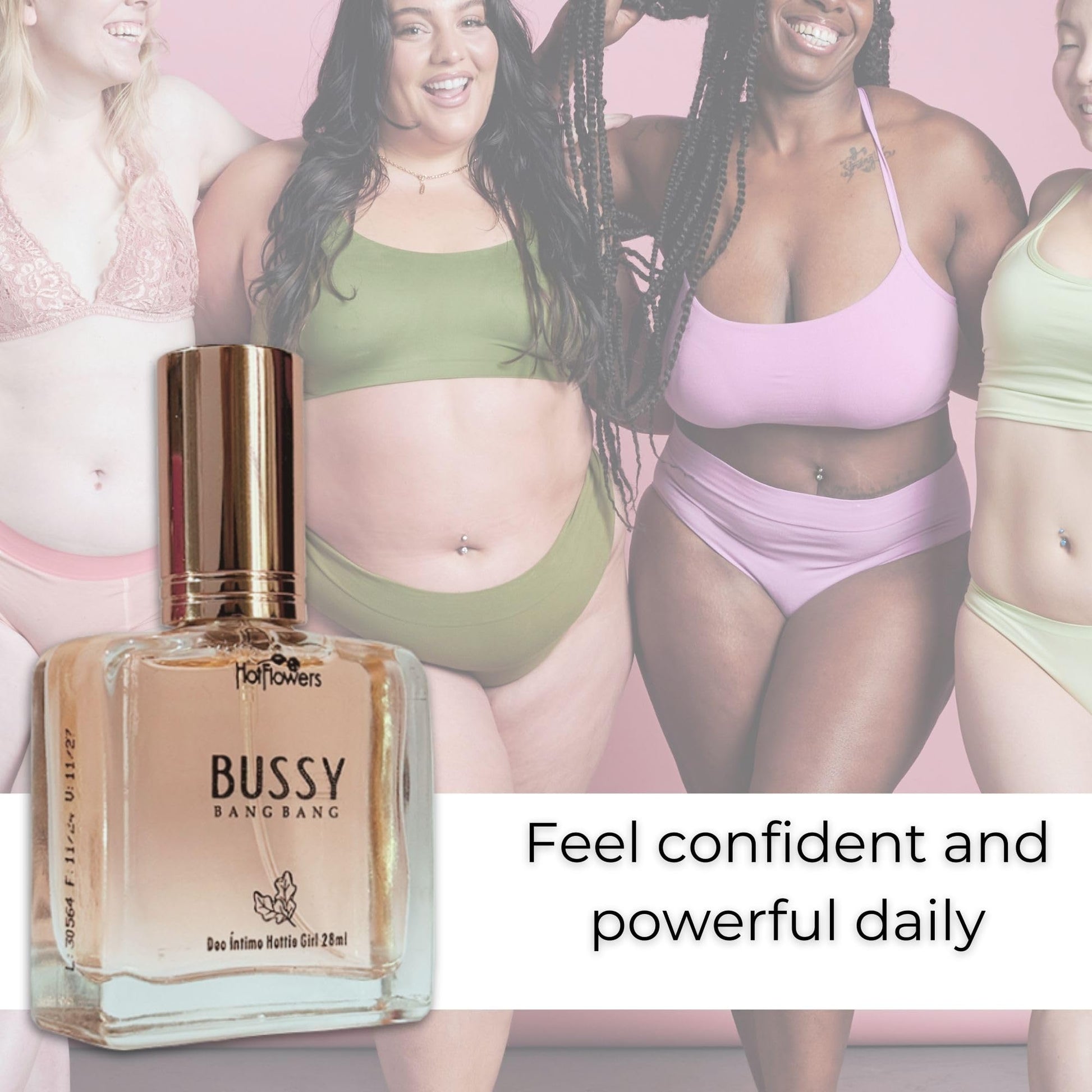 Bussy Bang Bang Intimate Parts Deodorant – Alcohol-Free, Dermatologically Tested, Hydrating & pH Balanced