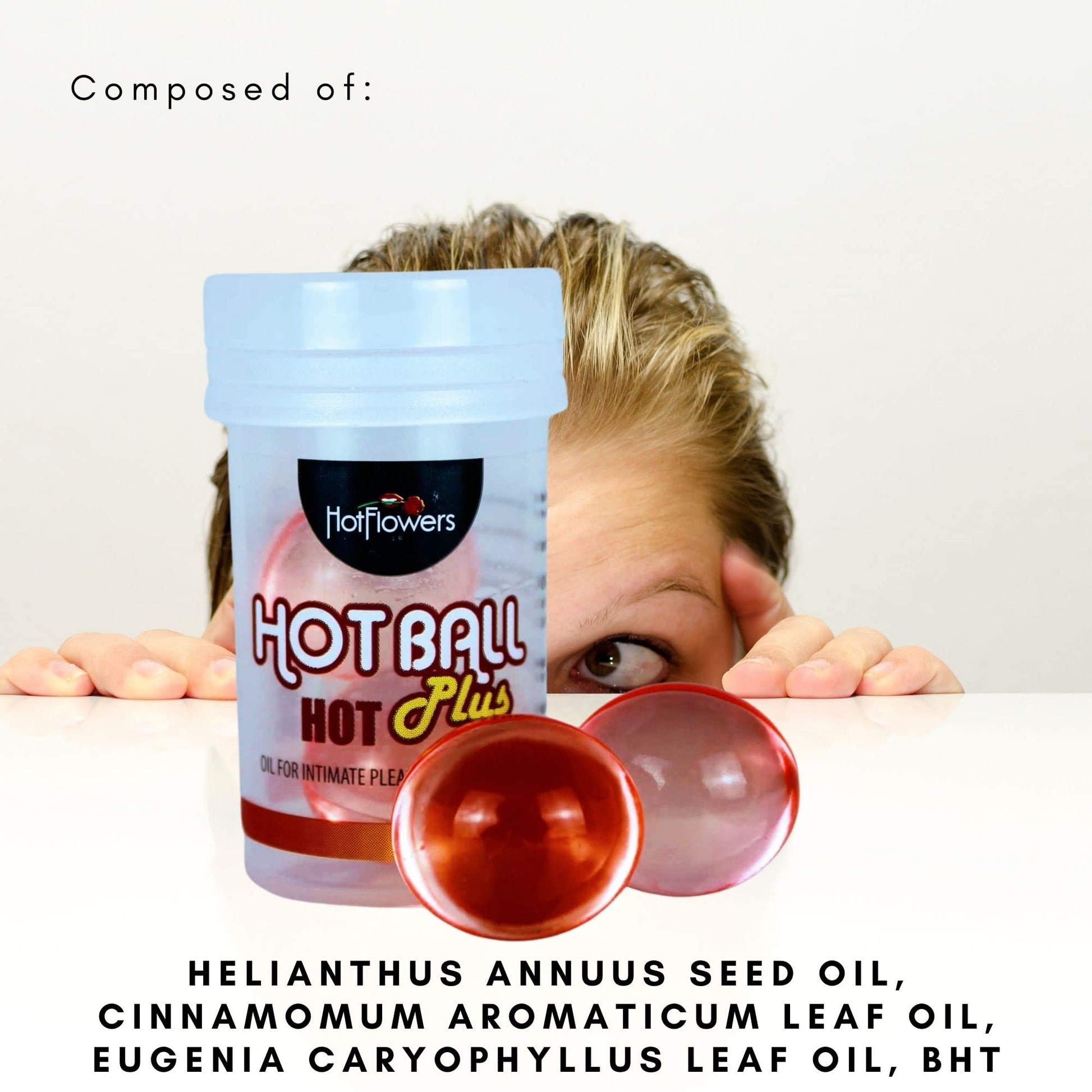 Hot Ball Set - Hot - Warm The Skin - Hot Flowers - Brazilian Balls for Womens and Mens (Pack w 4)