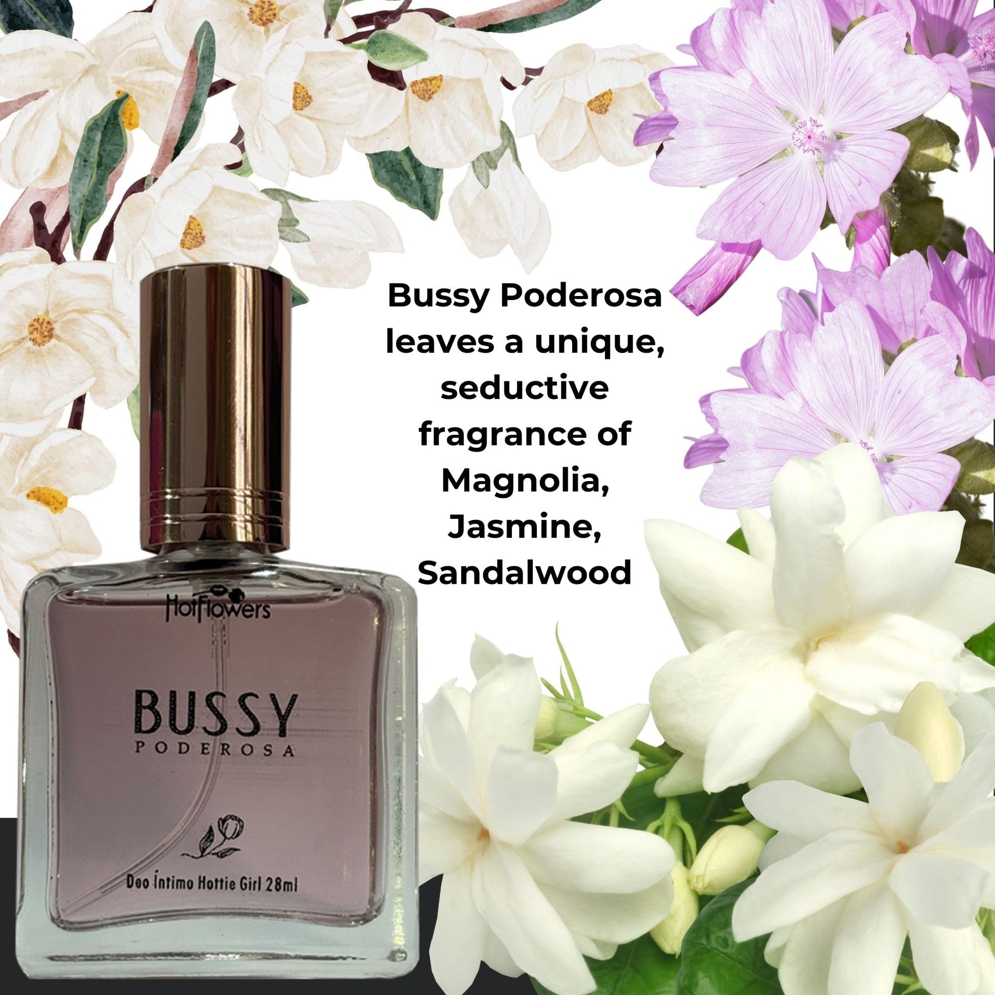 Bussy Poderosa Deo Cologne Intimate Parts Deodorant – Alcohol-Free, Dermatologically Tested, Hydrating & pH Balanced