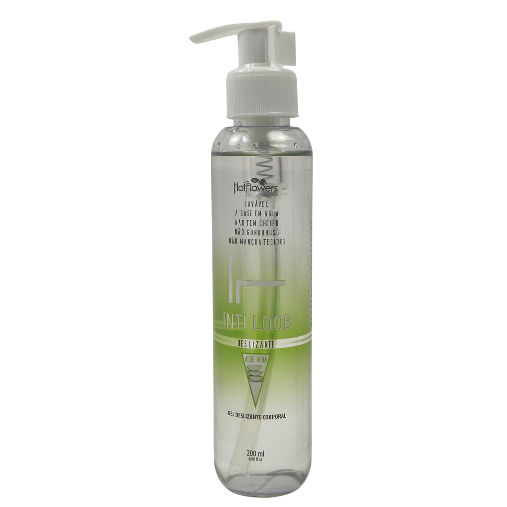 HOT FLOWERS Intiloob Body Massage Glide Gel, Water-Based Formula for Smooth Body Massage, Non-Sticky, Easy to Clean, 200ml / 6.76 fl oz