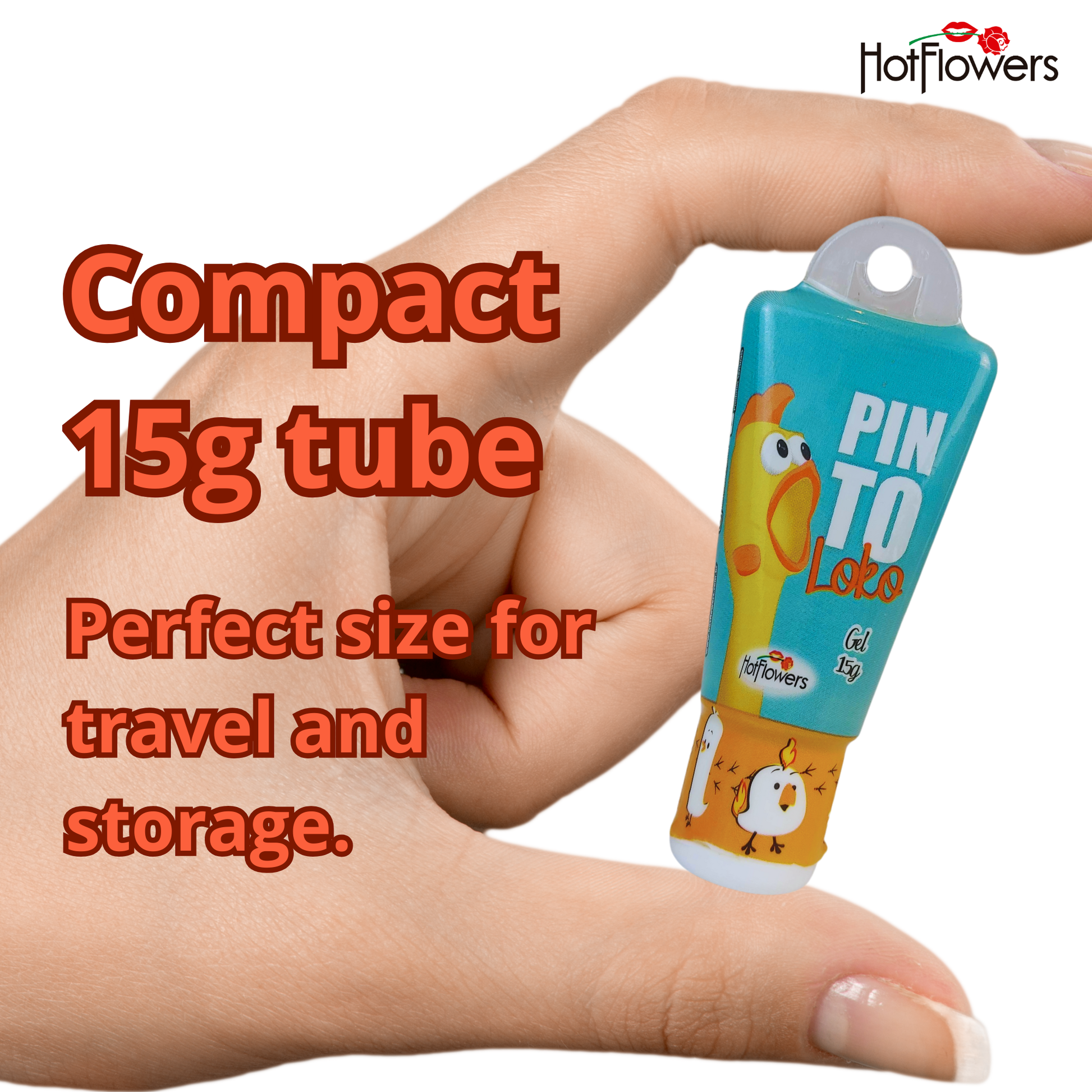 HotFlowers Pinto Loko Sensory Body Gel for Men – Fun External Warming Gel – 15g