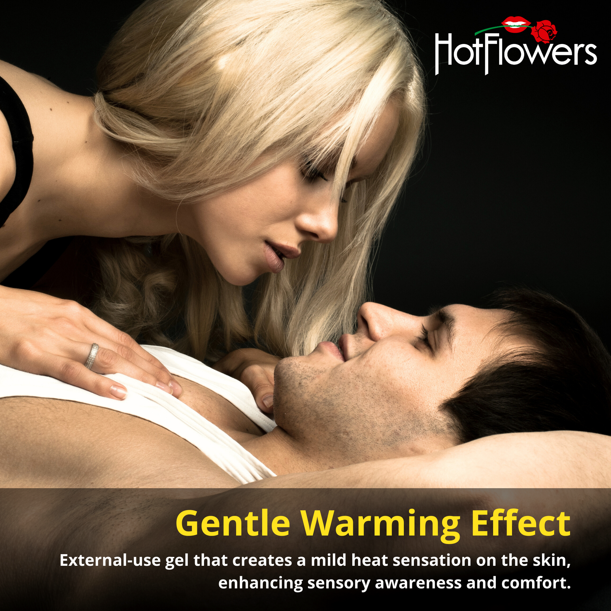 HotFlowers Pinto Loko Sensory Body Gel for Men – Fun External Warming Gel – 15g