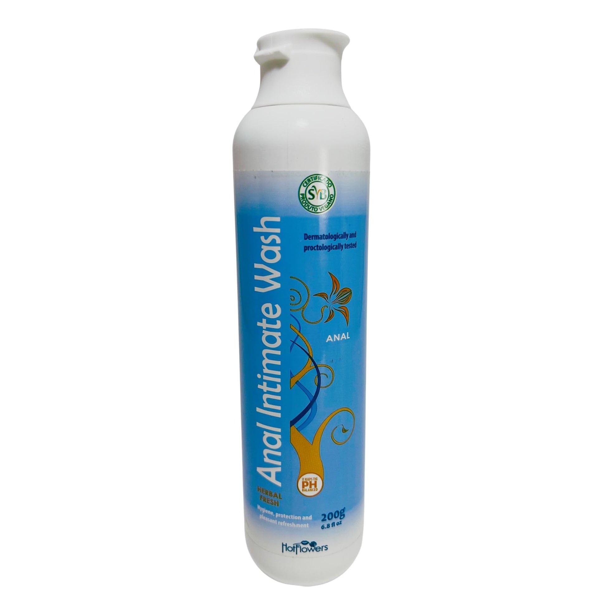 Herbal Fresh Unisex Anal Intimate Wash for Personal Care, pH Balanced for Essentials Body Health, Daily Use, Dry Skin, Proctologist Tested