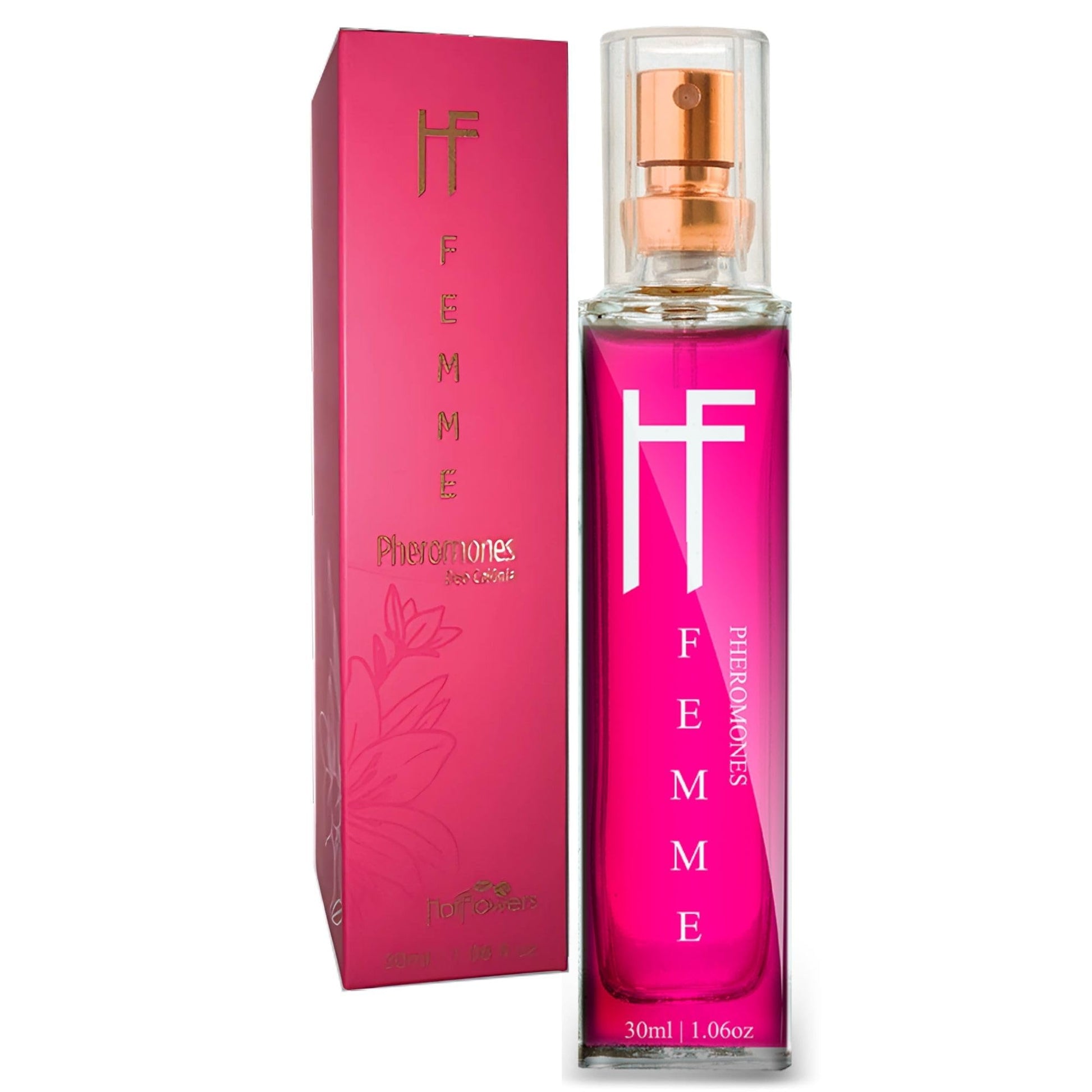 HOT FLOWERS Pheromones Woman Femme Deo Cologne – Seductive Feminine Fragrance with Pheromones – Long-Lasting Aphrodisiac Scent