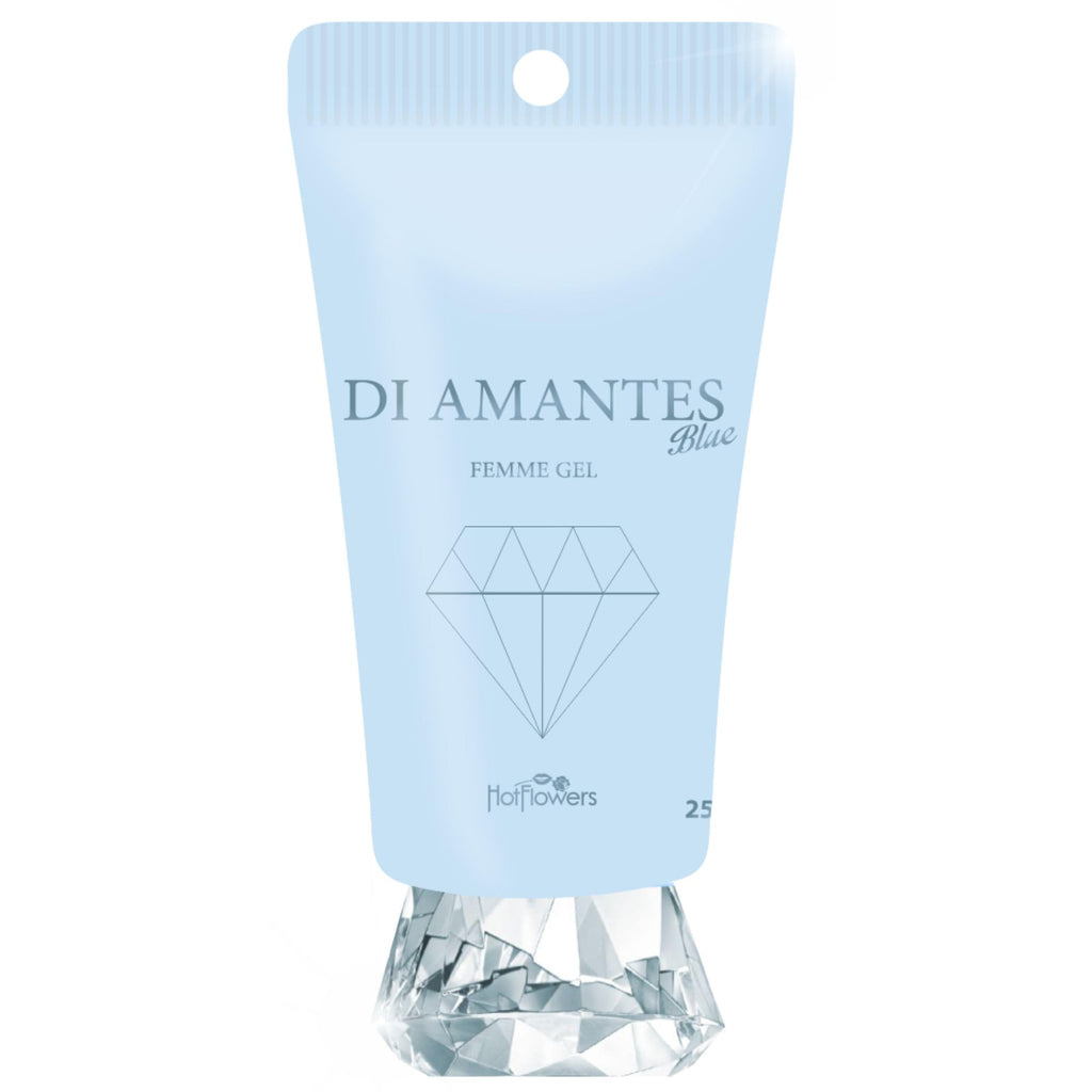Di Amantes Blue Femme Clitoral Stimulant Gel – Vanilla Sugar Aphrodisiac Gel for Enhanced Sensitivity –Cooling & Tingling Effect – with Ginkgo Biloba & Jambu
