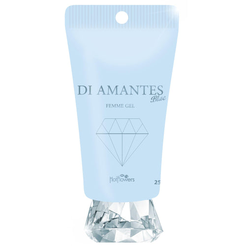 Di Amantes Blue Femme Clitoral Stimulant Gel – Vanilla Sugar Aphrodisiac Gel for Enhanced Sensitivity –Cooling & Tingling Effect – with Ginkgo Biloba & Jambu