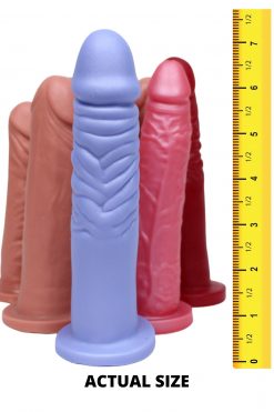 Dildo Collection Passion of Fire - box with ten items, assorted colors, and textures.